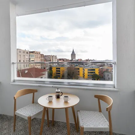 公寓 Two-bedroom Family In Managed - Galata Tower View With Elevator 4*